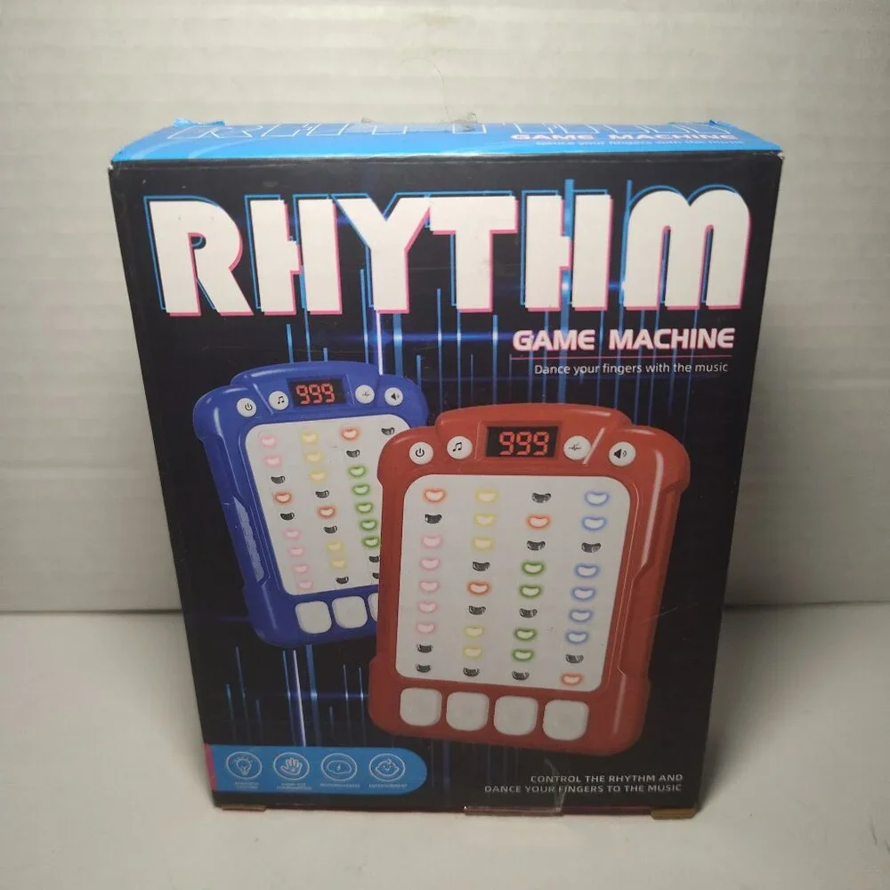 Rhythm LED Lights Drop Press Down Dynamic Intelligent Music Game Machine GREEN